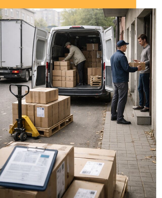 Доставка грузов от двери до двери с таможней от 46800 руб.