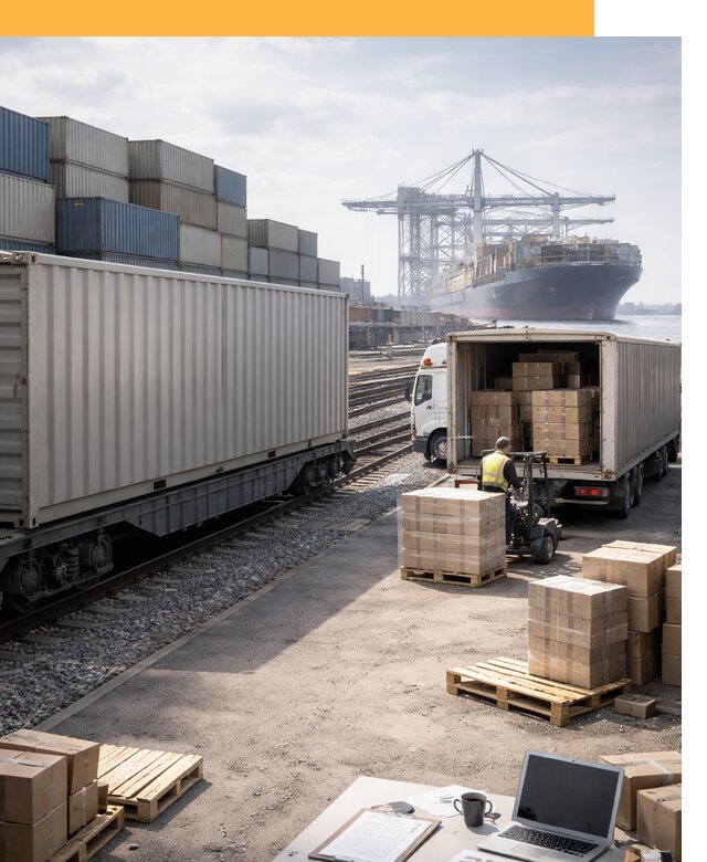 Мультимодальные перевозки грузов по миру от 46800 руб