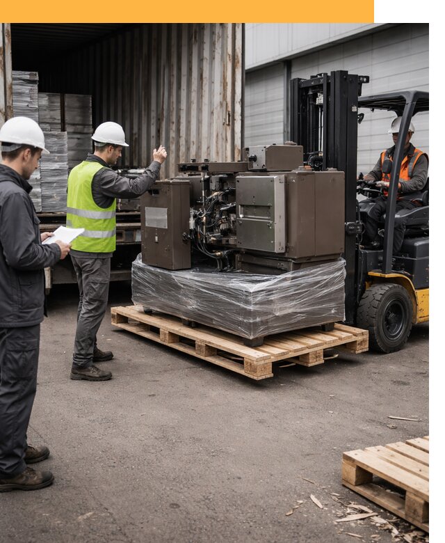 Доставка промышленного оборудования из Европы от 46800