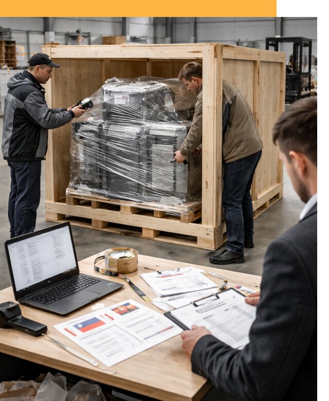 Доставка промышленного оборудования из США от 67600 руб