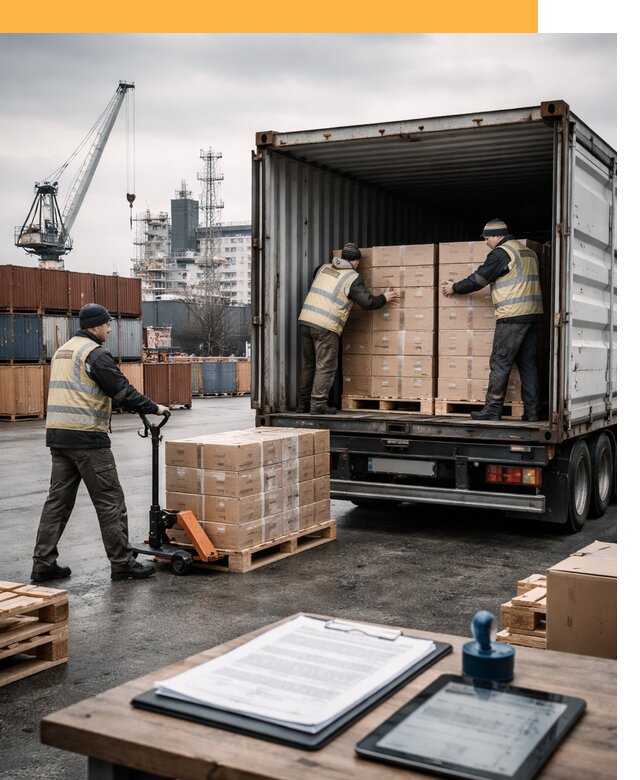 Доставка грузов из Латвии от 26000 руб, морская, авто, авиа