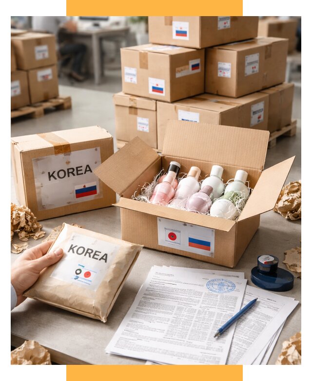 Доставка косметики из Кореи от 8840 р. под ключ | СетСервис-Сть