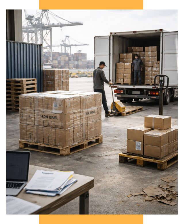 Доставка грузов из Израиля от 15600 р., логистика от СетСервис-Сть