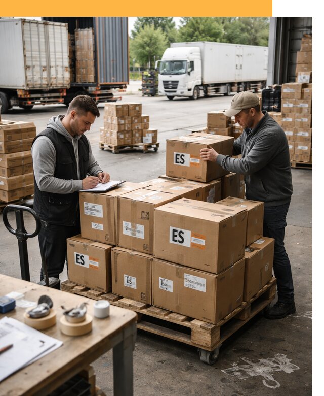 Доставка грузов в Испанию автотранспортом от 36400 руб