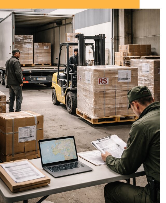 Доставка грузов в Сербию от 46800 руб, международные перевозки