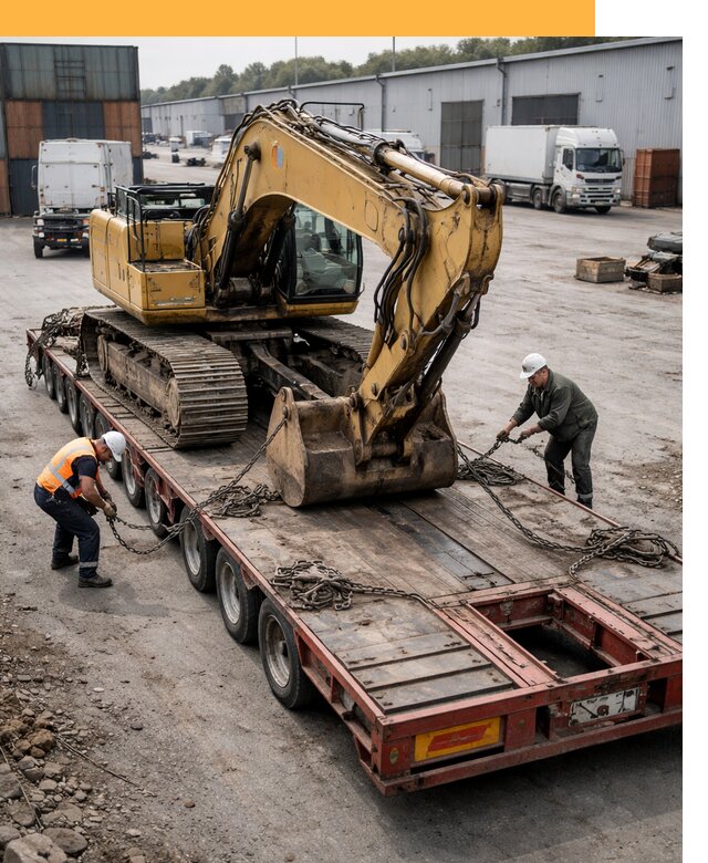 Перевозка спецтехники по России и миру от 46800 руб