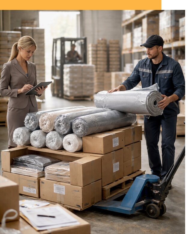 Перевозка текстиля по миру от 15600 руб. с таможней и страхованием