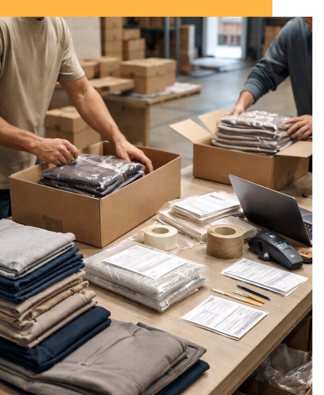 Перевозка одежды по миру от 7800 руб. с таможенным оформлением