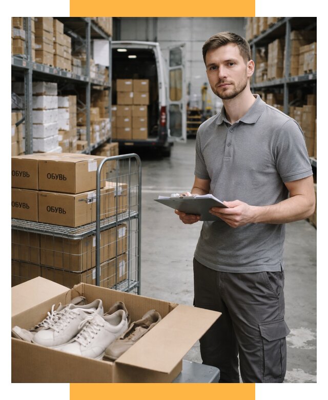 Доставка обуви из Китая и Турции от 4680 р. СетСервис-Сть