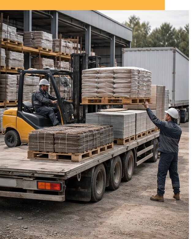 Перевозка строительных материалов по миру от 5720 руб