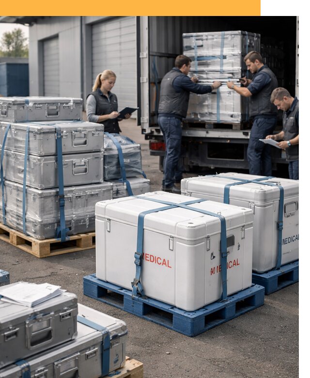 Перевозка медицинского оборудования по всему миру от 15600 руб