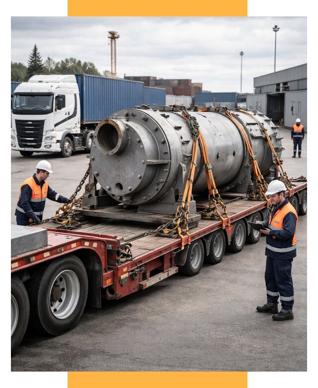 Перевозка тяжеловесных грузов под ключ от 156000 р. | СетСервис-Сть