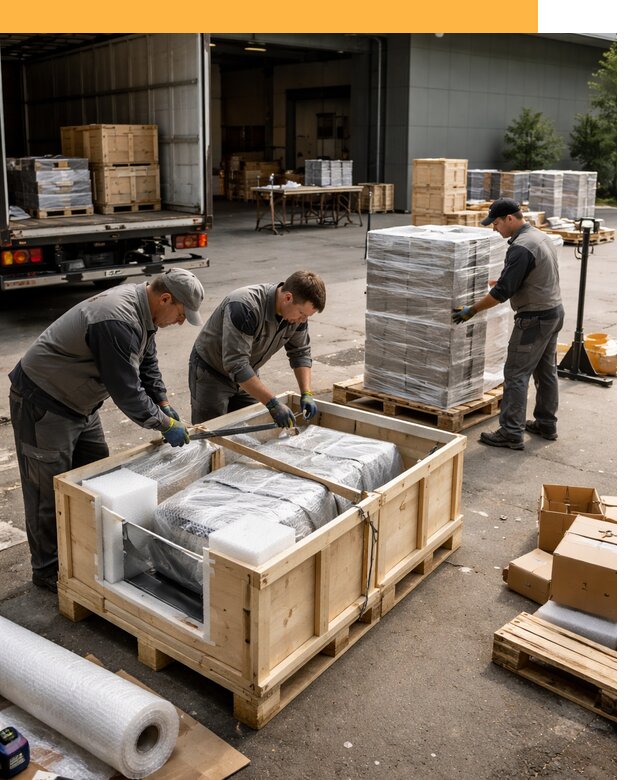 Перевозка выставочных грузов по миру от 26000 руб за м2 с таможней