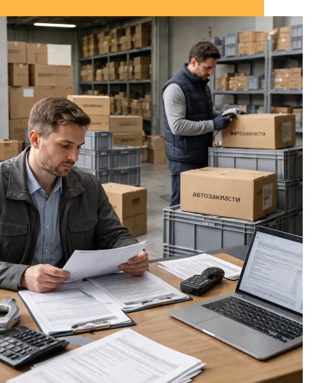 Таможенное оформление автозапчастей по выгодным тарифам от 8840