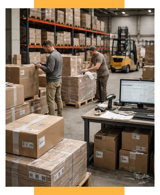 Склад консолидации в Европе от 6760 р., услуги СетСервис-Сть